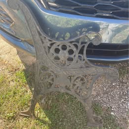 Vintage Cast Iron Victorian Style Decorative Leg Ends